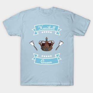 Handbell Queen Blue Banner T-Shirt